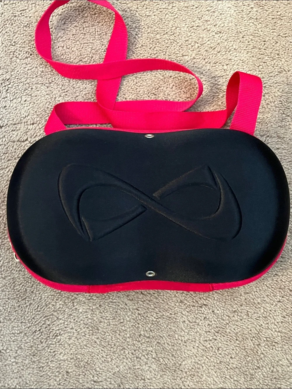 NEW NFINITY Black Hard Shell Crossbody Shoe Box